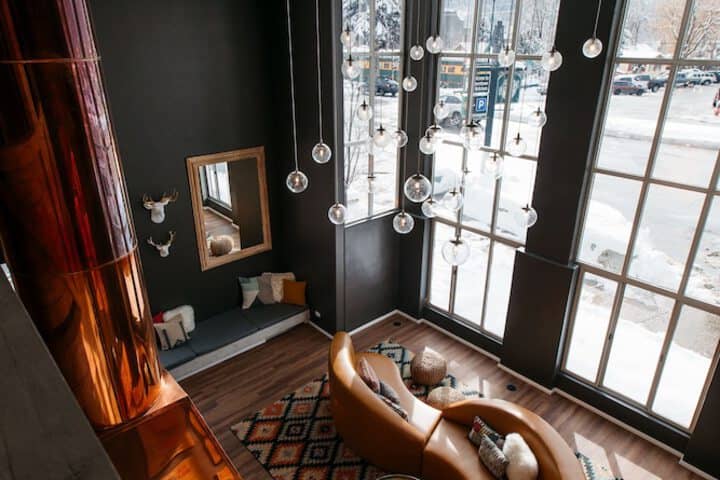 Lobby sitting area